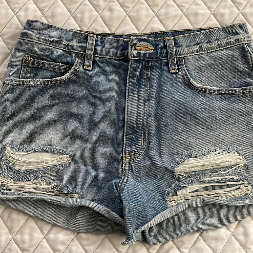 High waisted carmar shorts